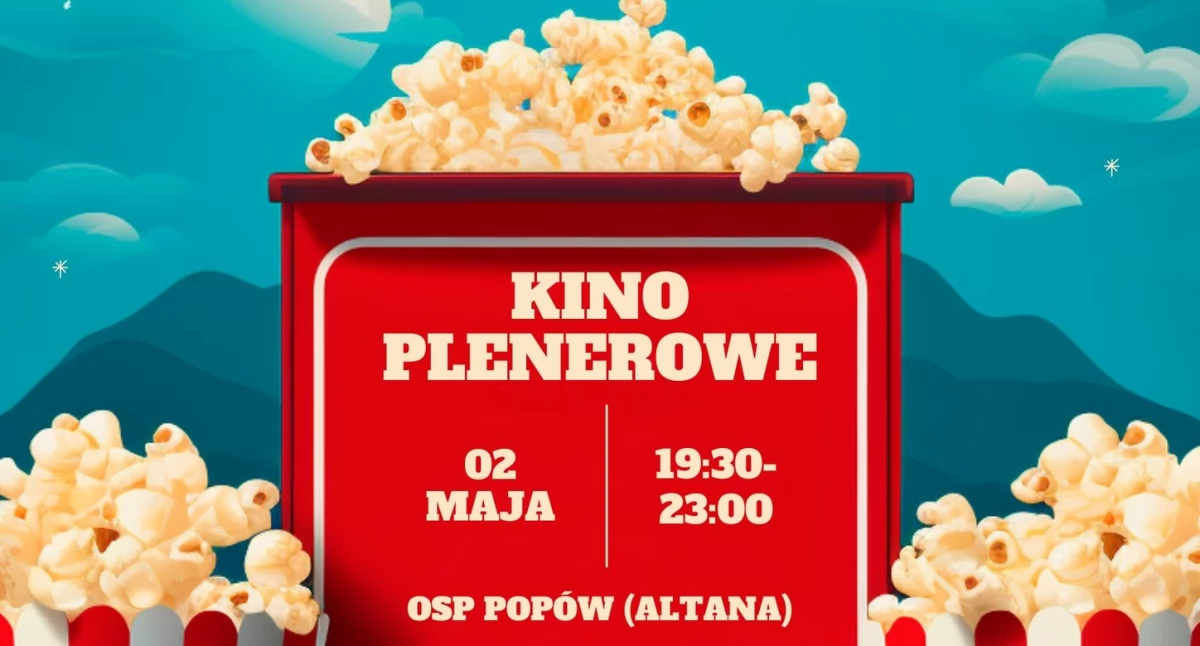 Rodzinny seans plenerowy przy OSP Popów już w majówkę