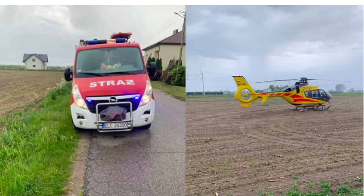 Strażacy znów niezastąpieni! Pomagali medykom w dwóch akcjach ratunkowych