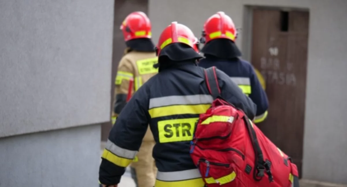 Strażacy tylko dziś, dwa razy pomogli w transporcie pacjentów z otyłością
