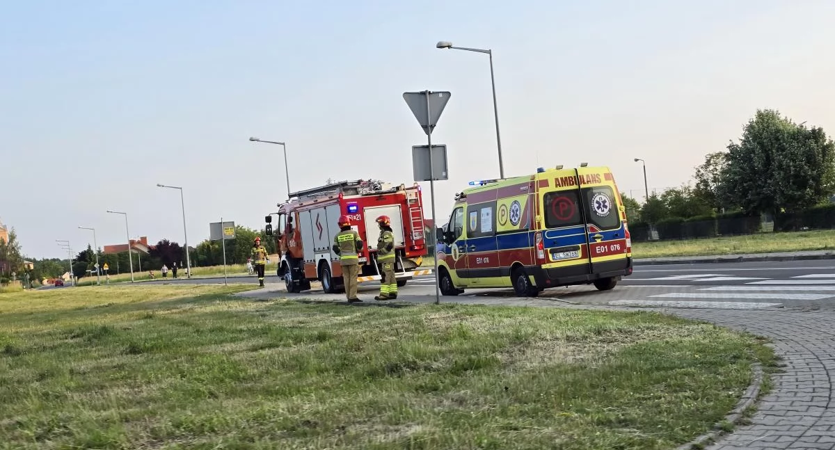 Ratowali życie i zabezpieczali lądowisko. Pracowity wieczór łowickich strażaków (foto)