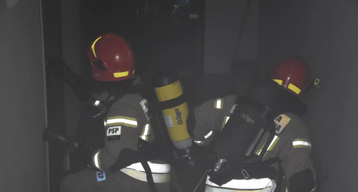 Realistyczny scenariusz w łowickim szpitalu. Strażacy ćwiczyli ratowanie życia i mienia (foto,film)