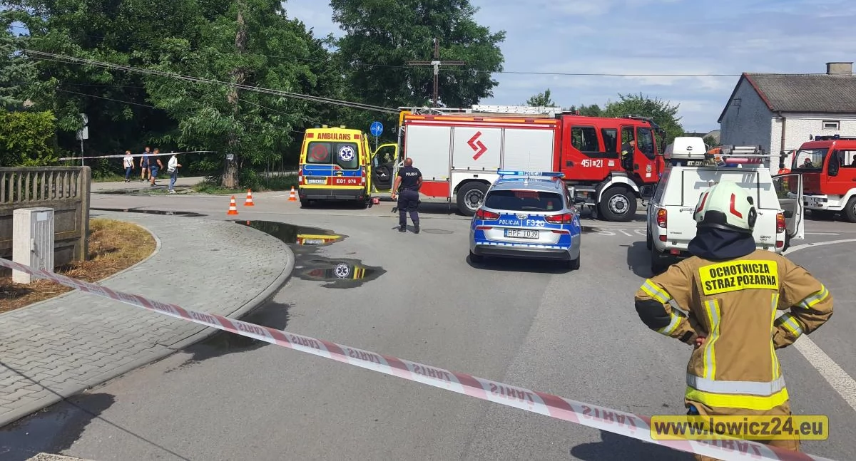 Tragiczny wypadek w Bobrownikach! Na miejscu śmigłowiec LPR (foto, film)