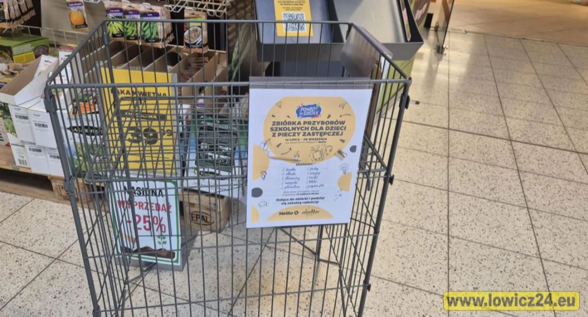 Zrób zakupy, pomóż dzieciom! Trwa akcja w łowickim Netto