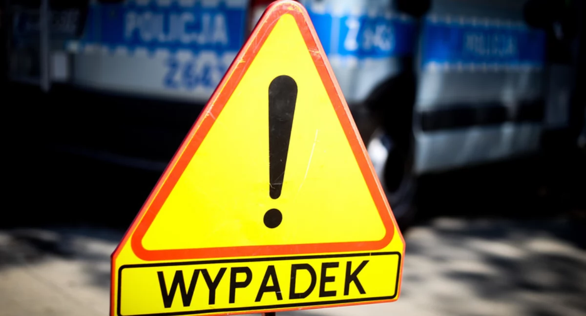 Gmina Nieborów. Wypadek ciężarówki! Kierowca trafił do szpitala