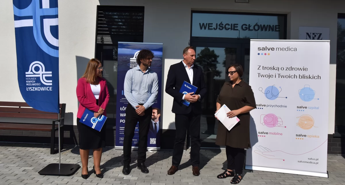 Nowy etap w opiece zdrowotnej w Łyszkowicach. Salve Medica partnerem gminy (foto,film)