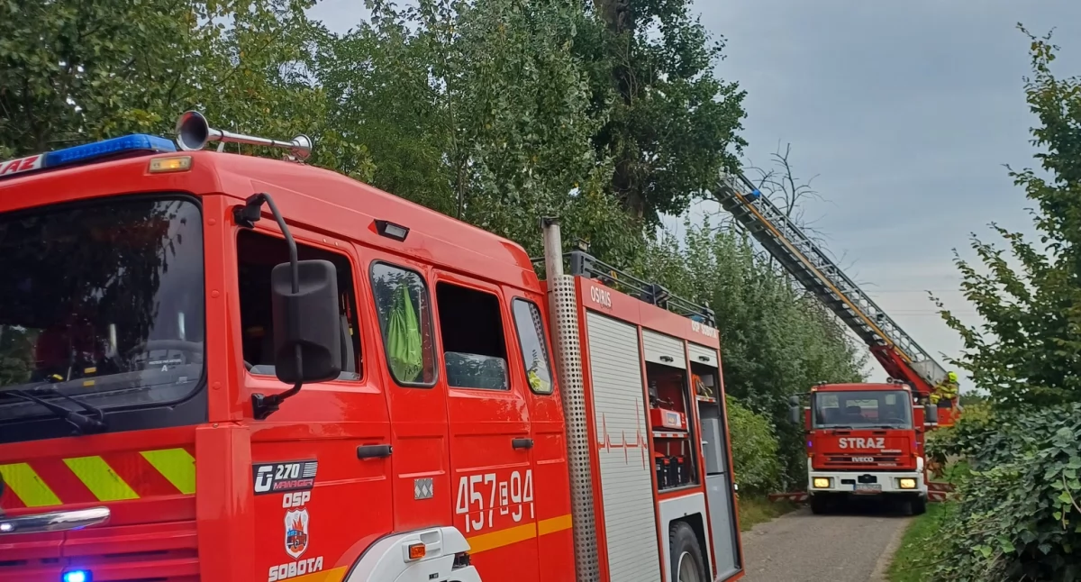 Dwie strażackie interwencje w Sobocie