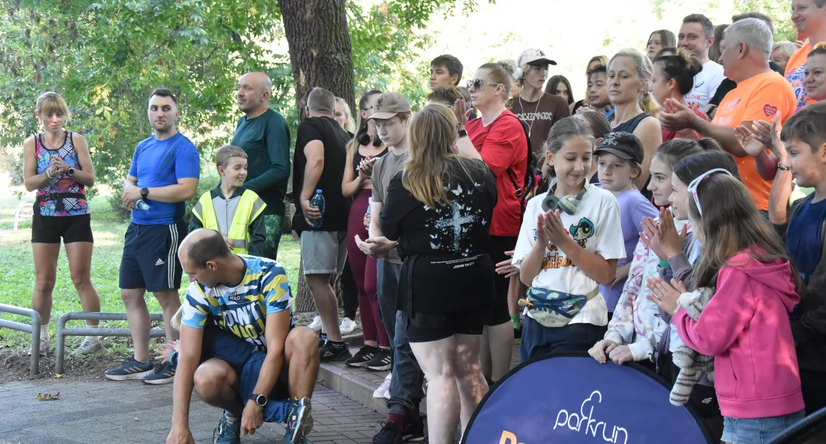 Sport, integracja i euforia z biegania, czyli 158. parkrun w Łowiczu (foto,film)