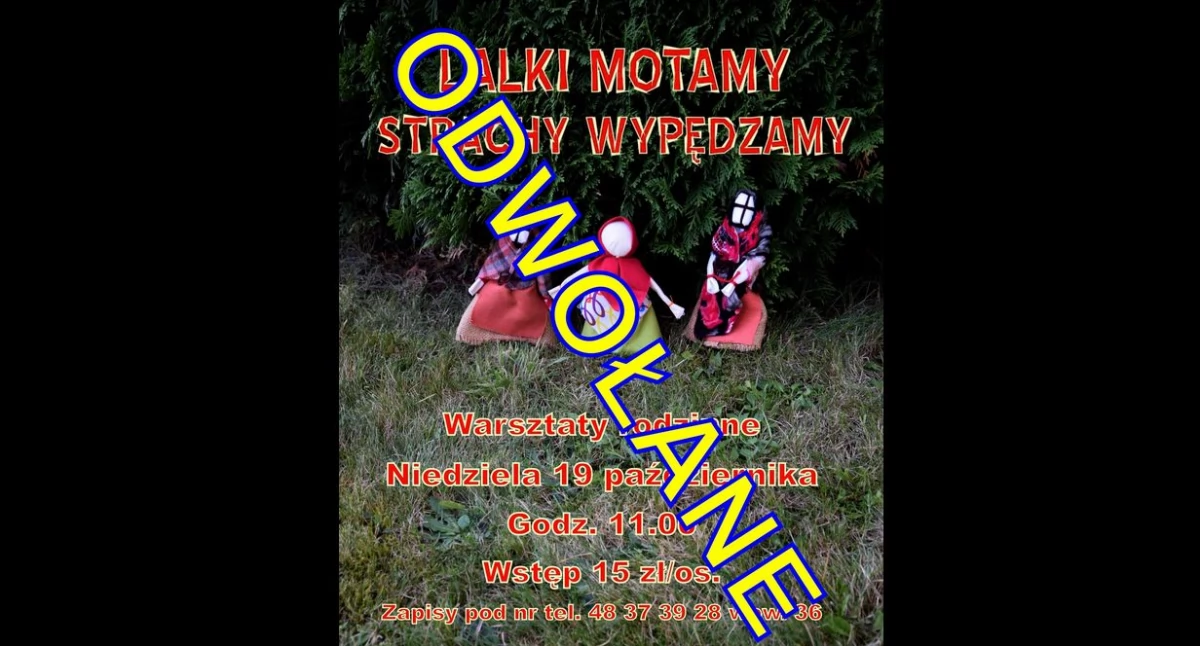 Muzeum w Łowiczu odwołuje rodzinne warsztaty