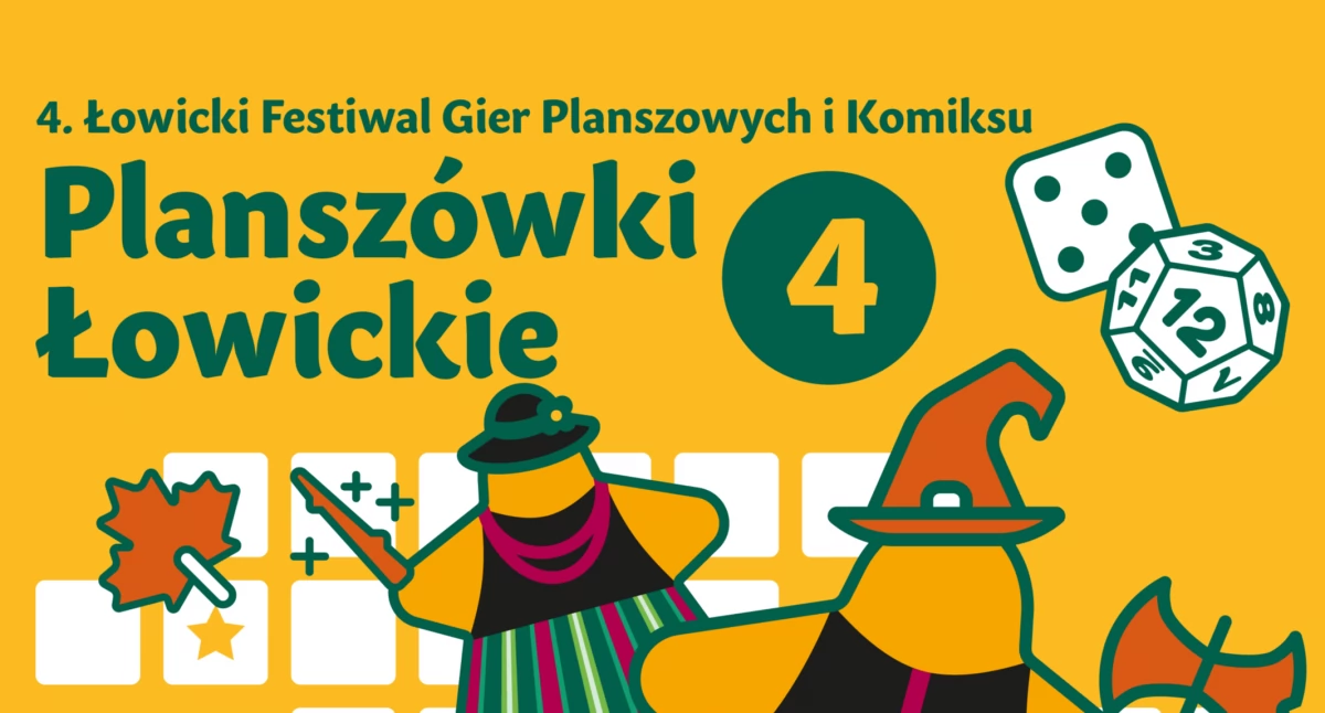 4. Festiwal Gier Planszowych i Komiksu. Łowicz zaprasza na wielkie święto graczy!