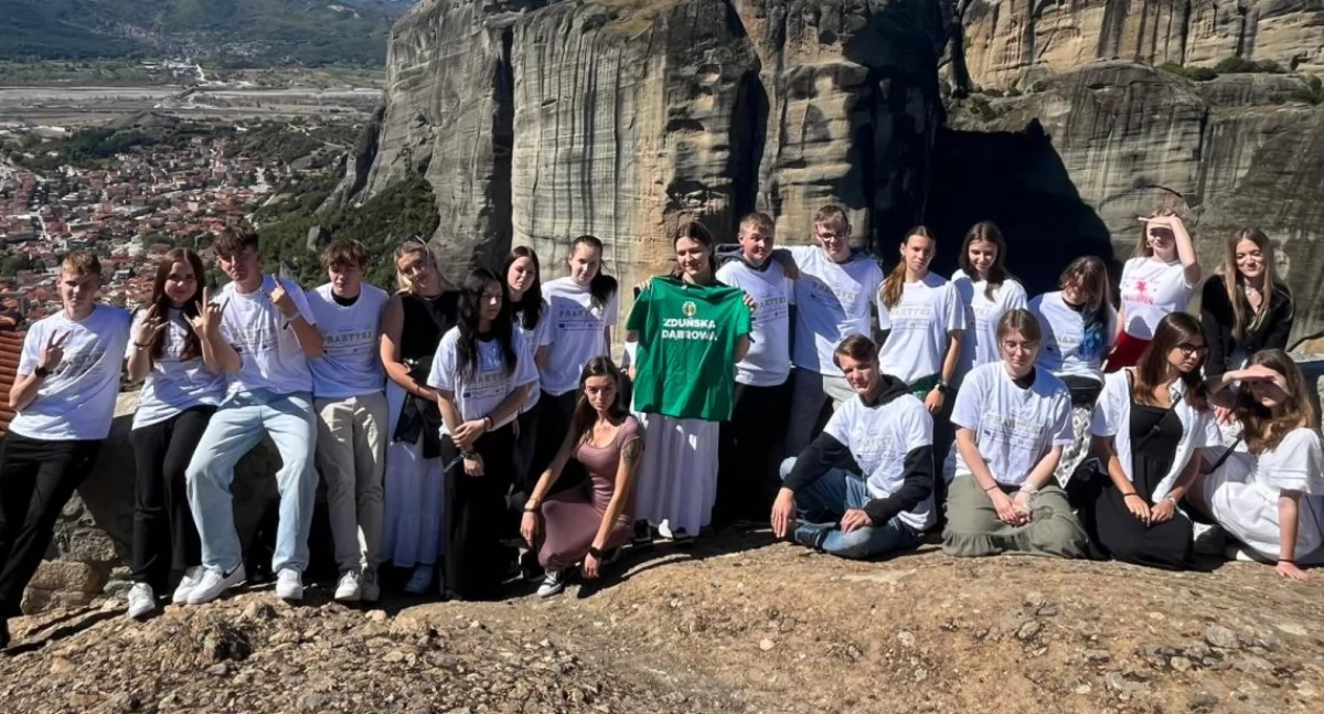 Uczniowie ZSCKR im. Jadwigi Dziubińskiej w Zduńskiej Dąbrowie wrócili z praktyk w Grecji (foto)