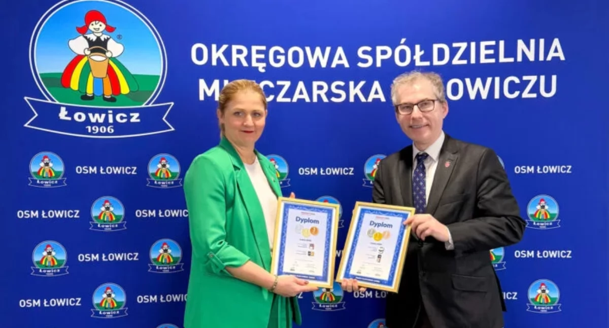 Twaróg, mleko i masło z Łowicza wśród najlepszych produktów mleczarskich w Polsce!