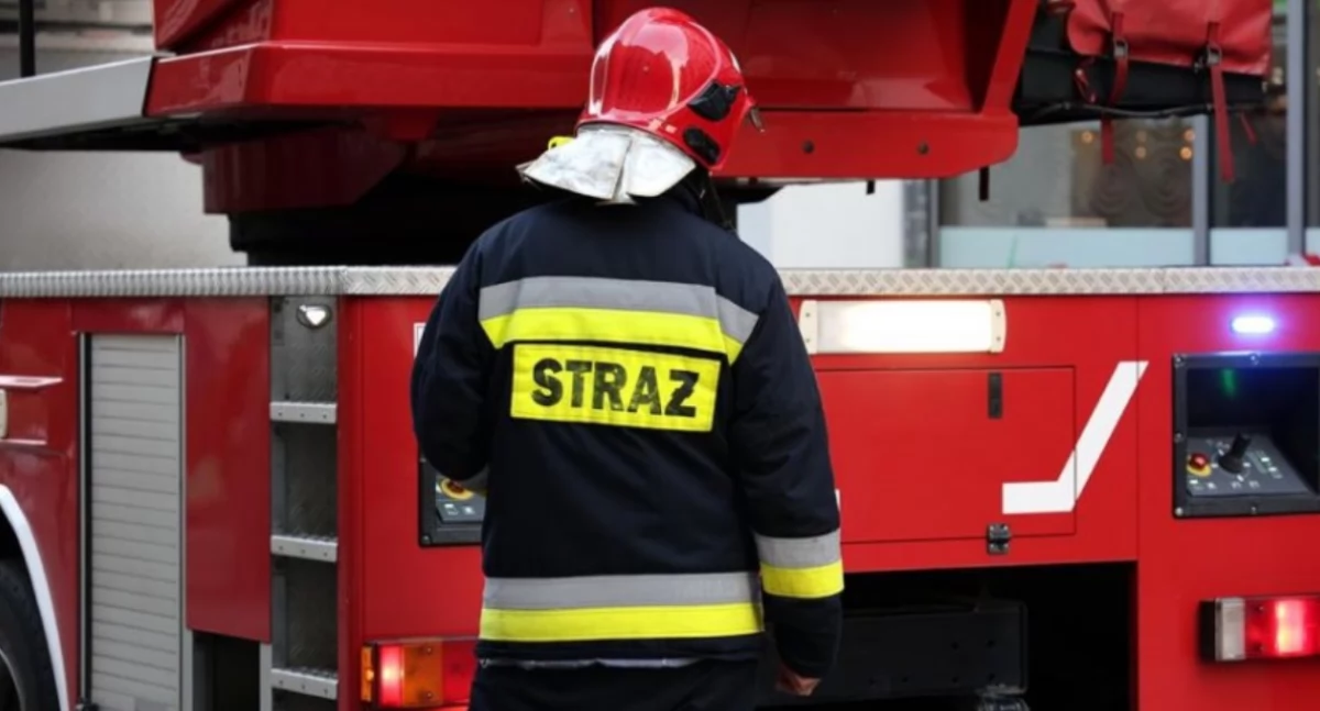 Tragiczny pożar w gminie Domaniewice. Mężczyzna zginął w płonącym domu