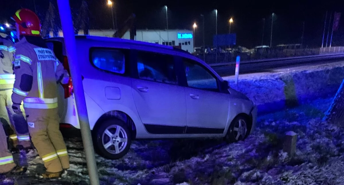 Niebezpiecznie na DK92 w Kompinie! Sprawca odjechał z miejsca zdarzenia!