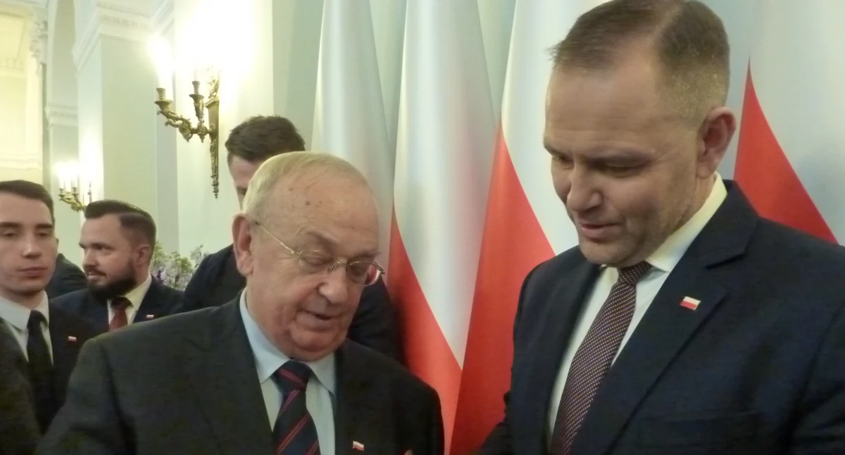 Krzysztof Miklas i prof. Wiesław Jan Wysocki gościli w Pałacu Prezydenckim (foto)