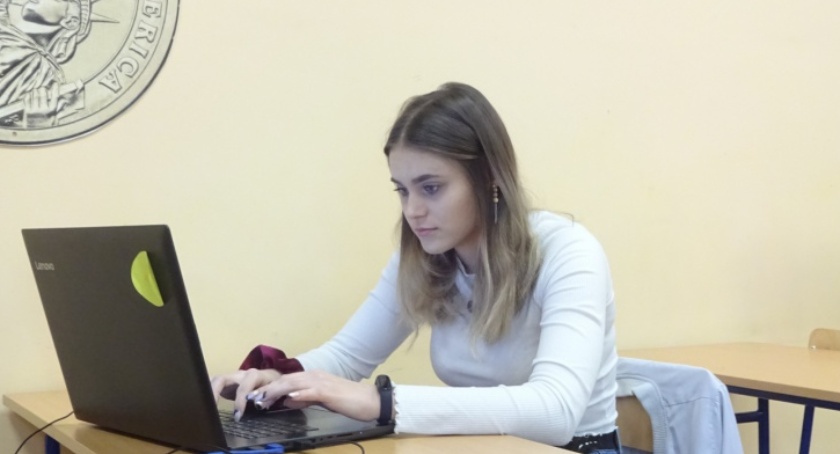 Szkoły, Łucja Letka Blichu etapie centralnym Olimpiady Wiedzy Żywności - zdjęcie, fotografia