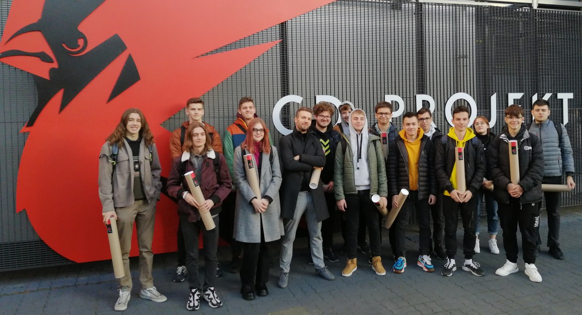Szkoły, Wizyta młodzieży szkół powiatu łowickiego firmach Microsoft Polska Predica Project - zdjęcie, fotografia