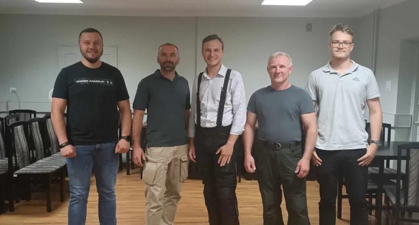 Na zdjęciu od lewej: Mariusz Wacławiak, Krzysztof Kosmatka, Łukasz Wasilewski, Bartłomiej Zając, Antoni Barlak