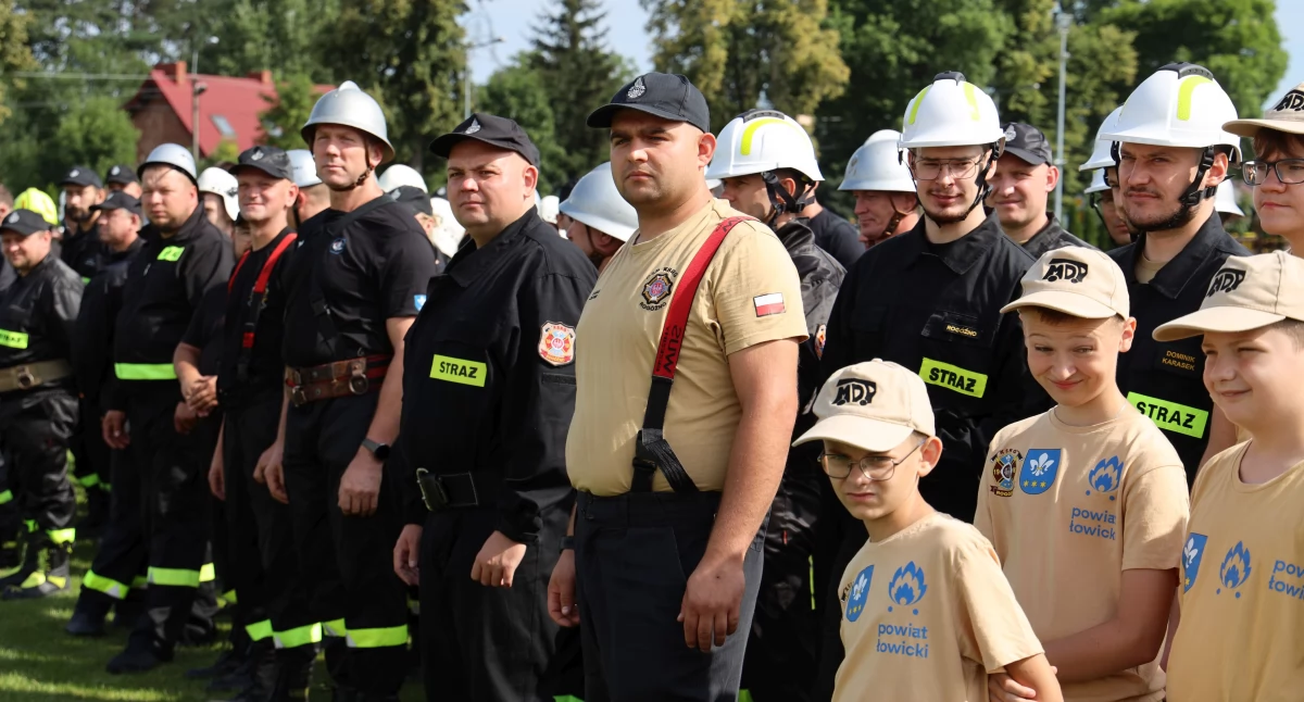 Straż pożarna, Zawody sportowo pożarnicze jednostek gminy Domaniewice (foto) WYNIKI - zdjęcie, fotografia