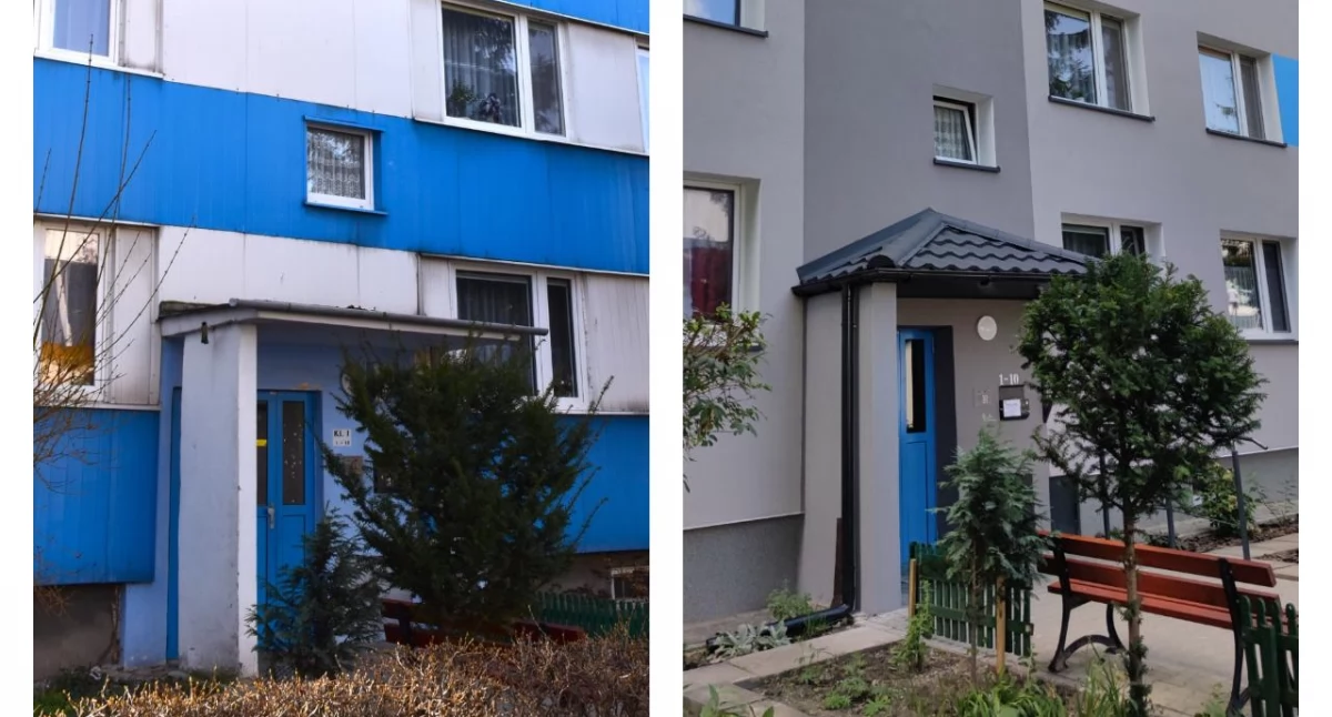Wasze sprawy, Zakończyła termomodernizacja kolejnego bloku Dąbrowskiego (foto) - zdjęcie, fotografia