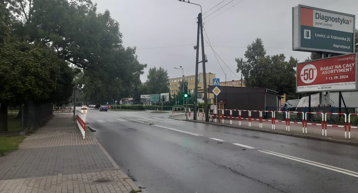 Wasze sprawy, Łowicz jutra skrzyżowanie Sikorskiego Kurkowej zamknięte! - zdjęcie, fotografia