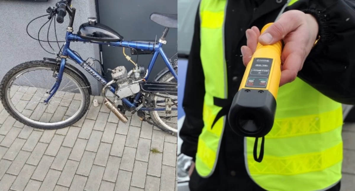 Kronika policyjna, Czterech pijanych rowerzystów zatrzymanych tylko ciągu dwóch godzin - zdjęcie, fotografia
