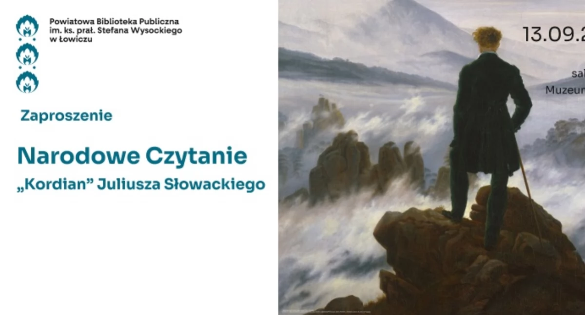 Spotkania, Narodowe Czytanie Powiecie Łowickim [ZAPROSZENIE] - zdjęcie, fotografia