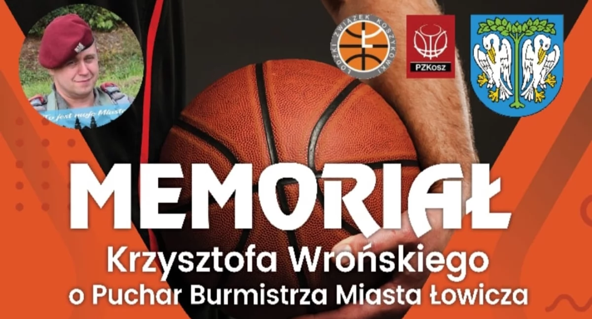 Koszykówka, weekend Memoriał Krzysztofa Wrońskiego Puchar burmistrza miasta Łowicza - zdjęcie, fotografia