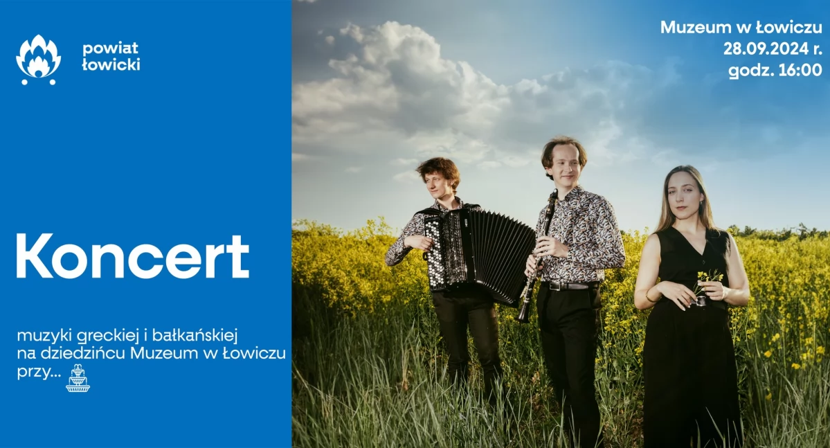 Koncerty, Koncert muzyki greckiej bałkańskiej dziedzińcu Muzeum - zdjęcie, fotografia
