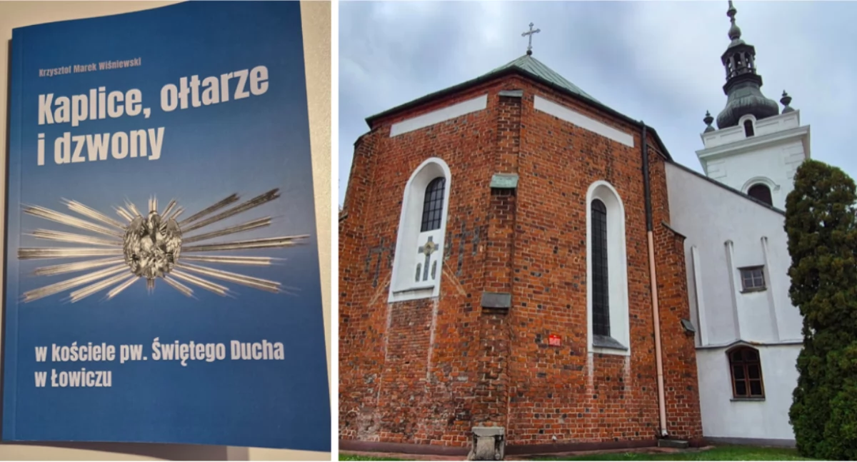 Kościół, historii Zaproszenie uroczystości promocję książek kościele Świętego Ducha Łowiczu - zdjęcie, fotografia