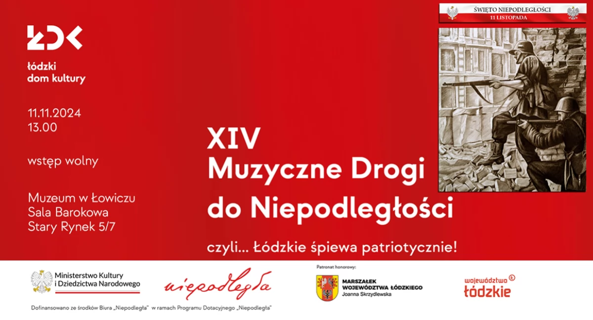 Koncerty, „Muzyczne drogi Niepodległości” Koncert muzyki patriotycznej Muzeum Łowiczu - zdjęcie, fotografia