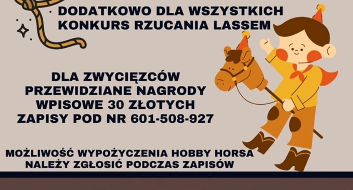 Inne, Stowarzyszenie Karino organizuje zawody hobby horse Trwają zapisy - zdjęcie, fotografia