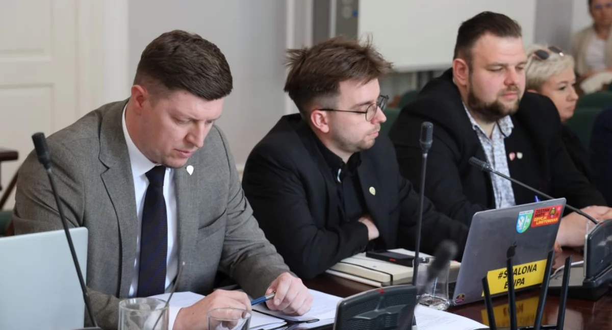 Urząd Miejski, Radni dyskutowali profilu Miasta Łowicz Facebooku Poszło jeden komentarz - zdjęcie, fotografia