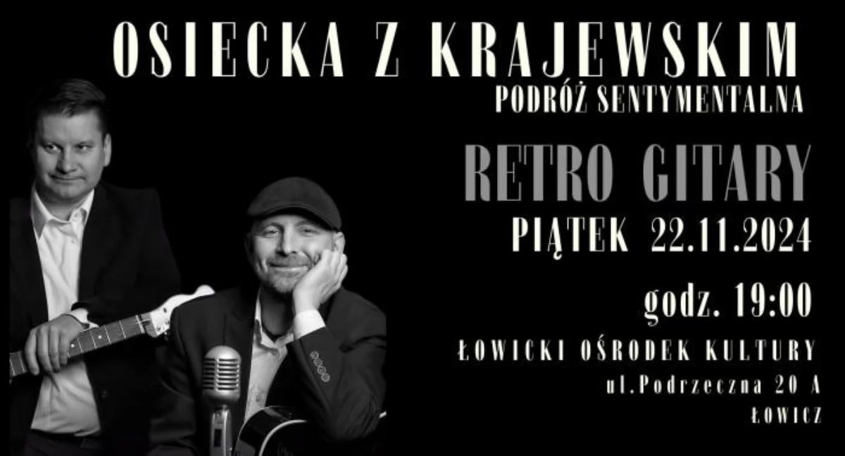 Koncerty, Retro Gitary czyli muzyczna podróż sentymentalna Osieckiej Krajewskim - zdjęcie, fotografia