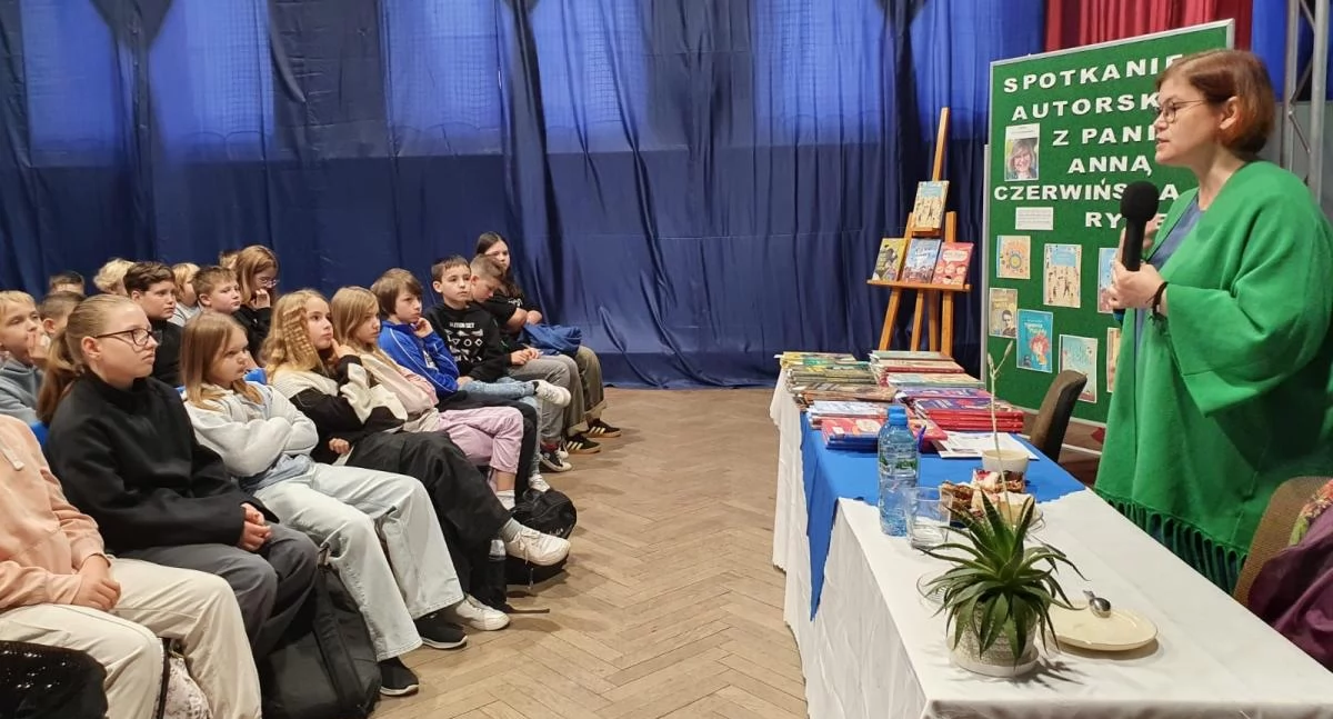 Szkoły, Czerwińska Rydel gościła Dwójce (foto) - zdjęcie, fotografia