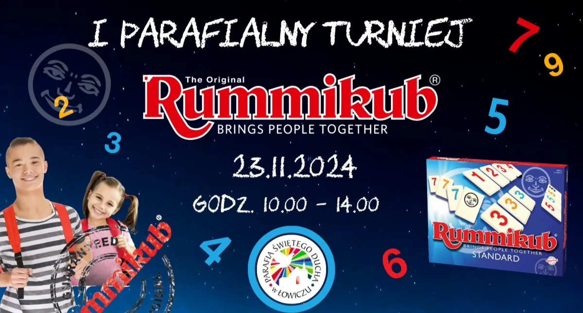 Spotkania, Parafialny Turniej Rummikub Trwają zapisy - zdjęcie, fotografia