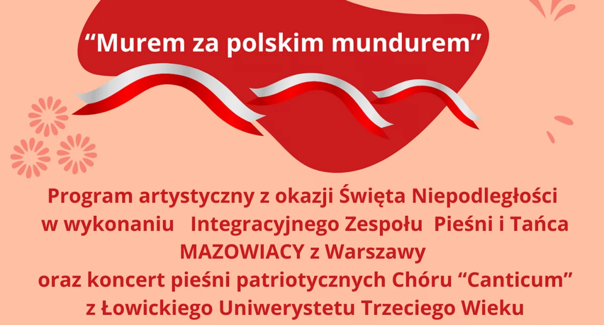 Koncerty, Zespół „Mazowiacy” łowiccy seniorzy wystąpią koncercie „Murem polskim mundurem” - zdjęcie, fotografia