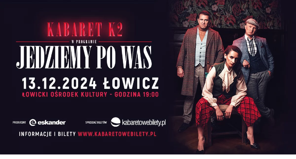 Spektakle, Kabaret Łowiczu podwójna dawka humoru! - zdjęcie, fotografia
