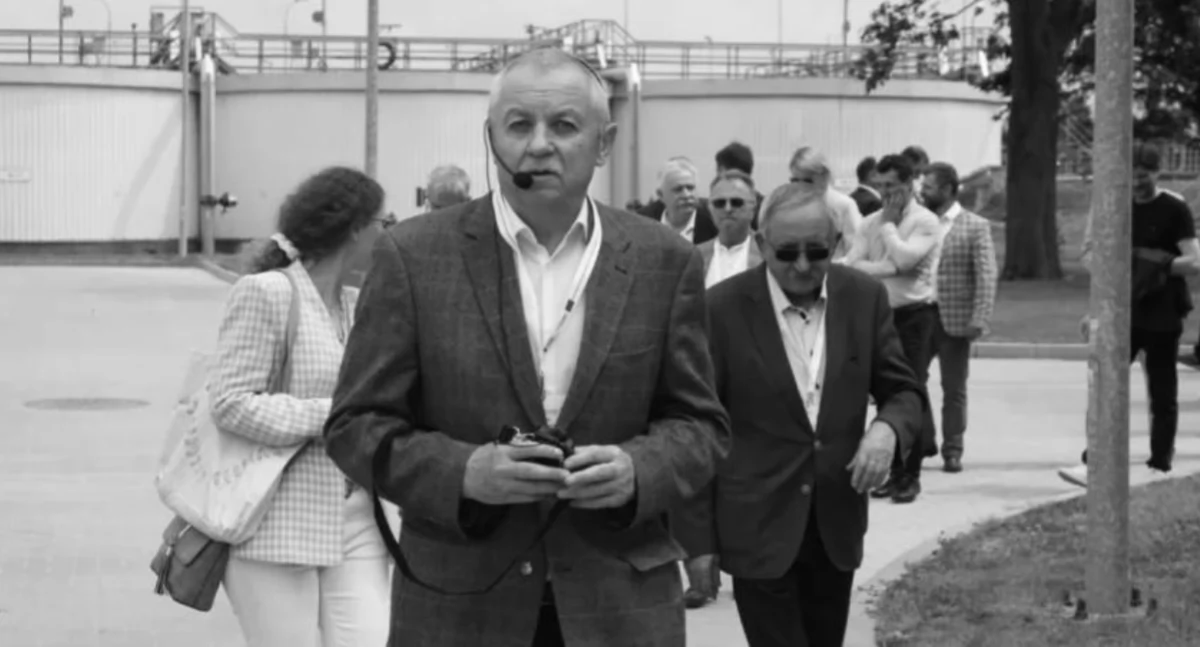 Odeszli od nas, Wspomnienie Cezarym Kołodziejskim wieloletnim kierowniku miejskiej oczyszczalni ścieków Łowiczu - zdjęcie, fotografia