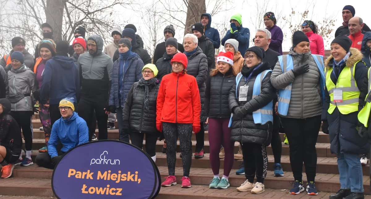 Turystyka i rekreacja, Parkrun Łowicz edycja sportowej integracji Parku Błonie (foto film) - zdjęcie, fotografia