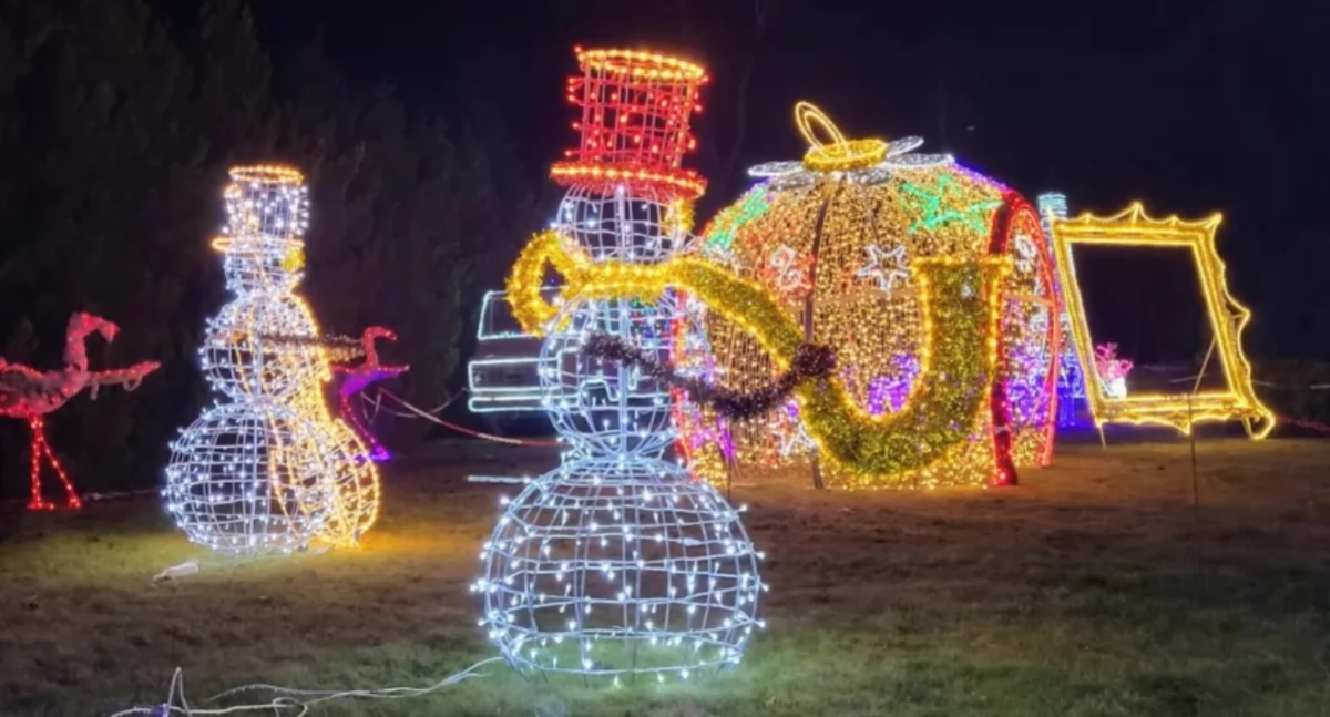 Ciekawostki, Świąteczna iluminacja Łowiczu Posesja Małszyce ponownie zachwyci mieszkańców - zdjęcie, fotografia