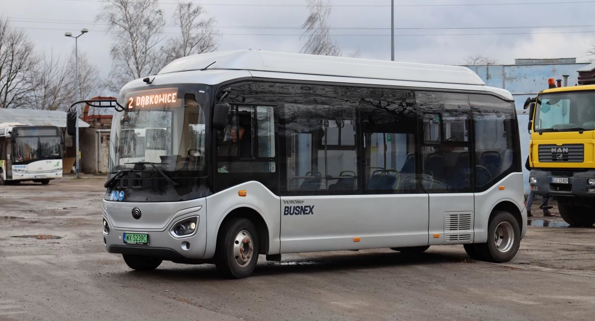 Transport i komunikacja publiczna, Kolejny autobus elektryczny testach Łowiczu (foto) - zdjęcie, fotografia