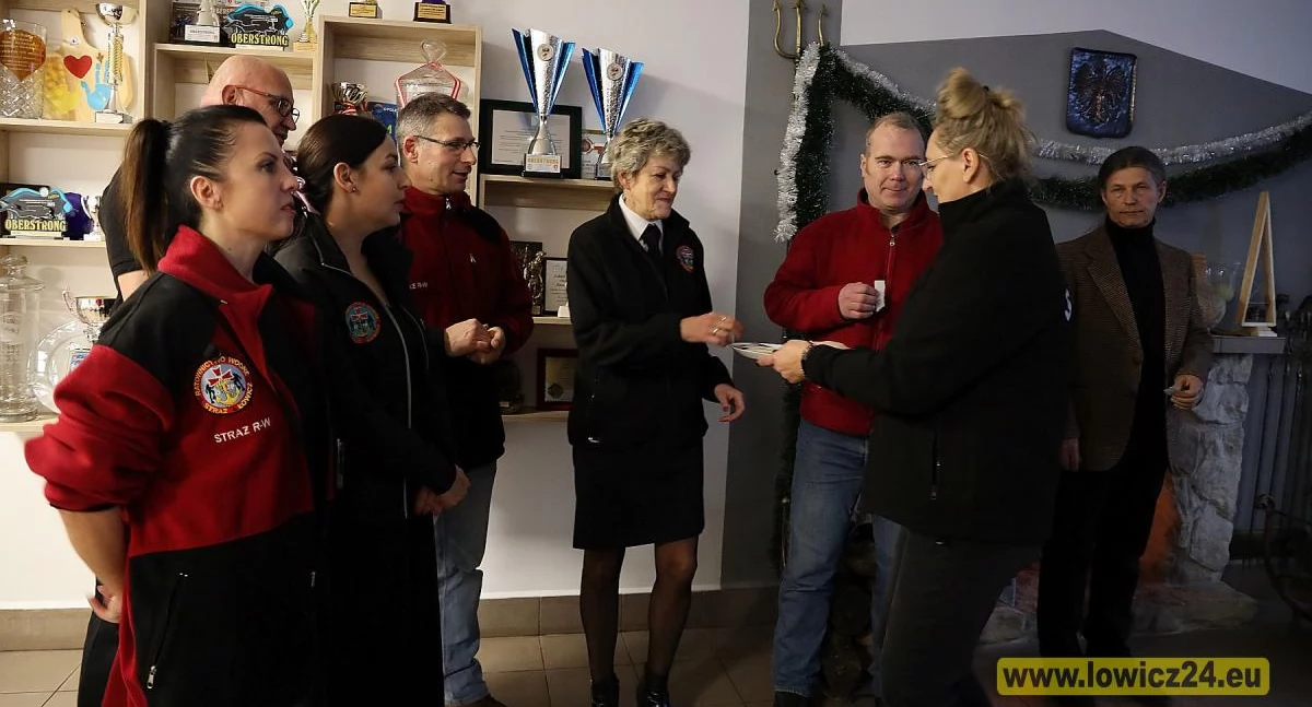 Straż pożarna, Spotkanie opłatkowe Ratownictwo Wodne Łowiczu (foto) - zdjęcie, fotografia