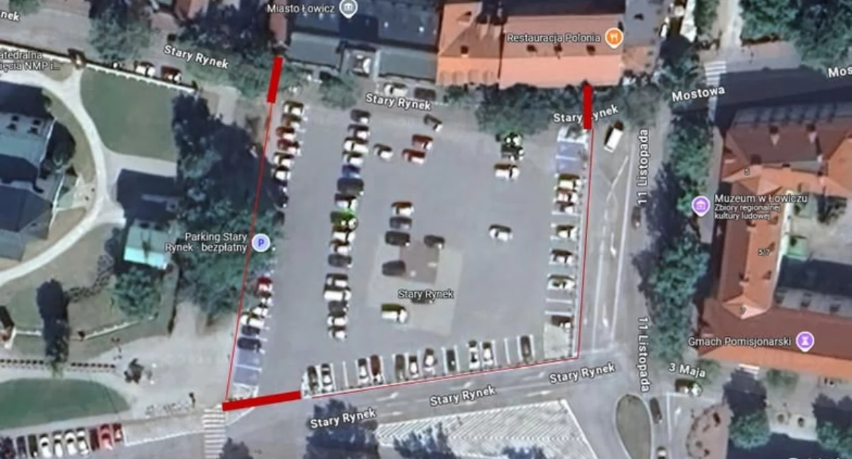 Urząd Miejski, Łowicz przygotowuje Sylwestra! Stary Rynek czasowo wyłączony ruchu - zdjęcie, fotografia
