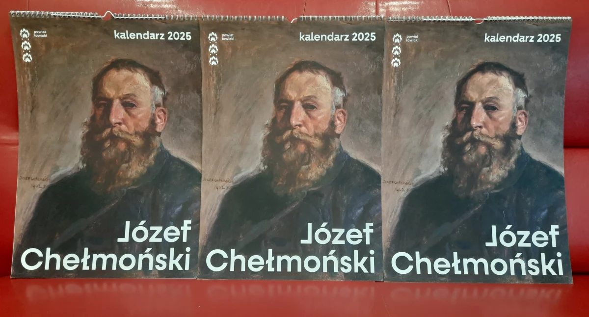 Starostwo Powiatowe, Powiatowy kalendarz obrazami Józefa Chełmońskiego - zdjęcie, fotografia