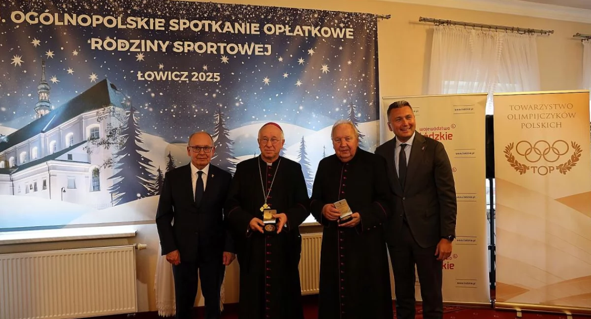 Spotkania, Olimpijczycy samorządowcy świątecznym spotkaniu Łowiczu (foto film) - zdjęcie, fotografia