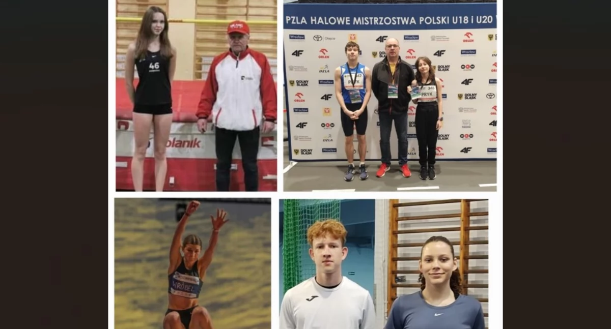 Lekkoatletyka, Łowiccy lekkoatleci Halowych Mistrzostwach Polski Wrocławiu - zdjęcie, fotografia