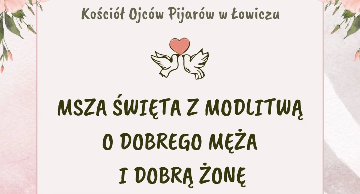 Kościół, Łowiczu odbędzie święta modlitwą dobrego męża dobrą żonę - zdjęcie, fotografia
