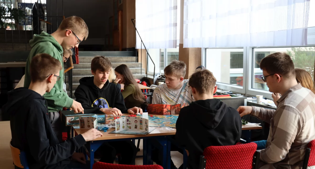 Szkoły, Łowiczu powstał Miłośników Planszówek (foto) - zdjęcie, fotografia