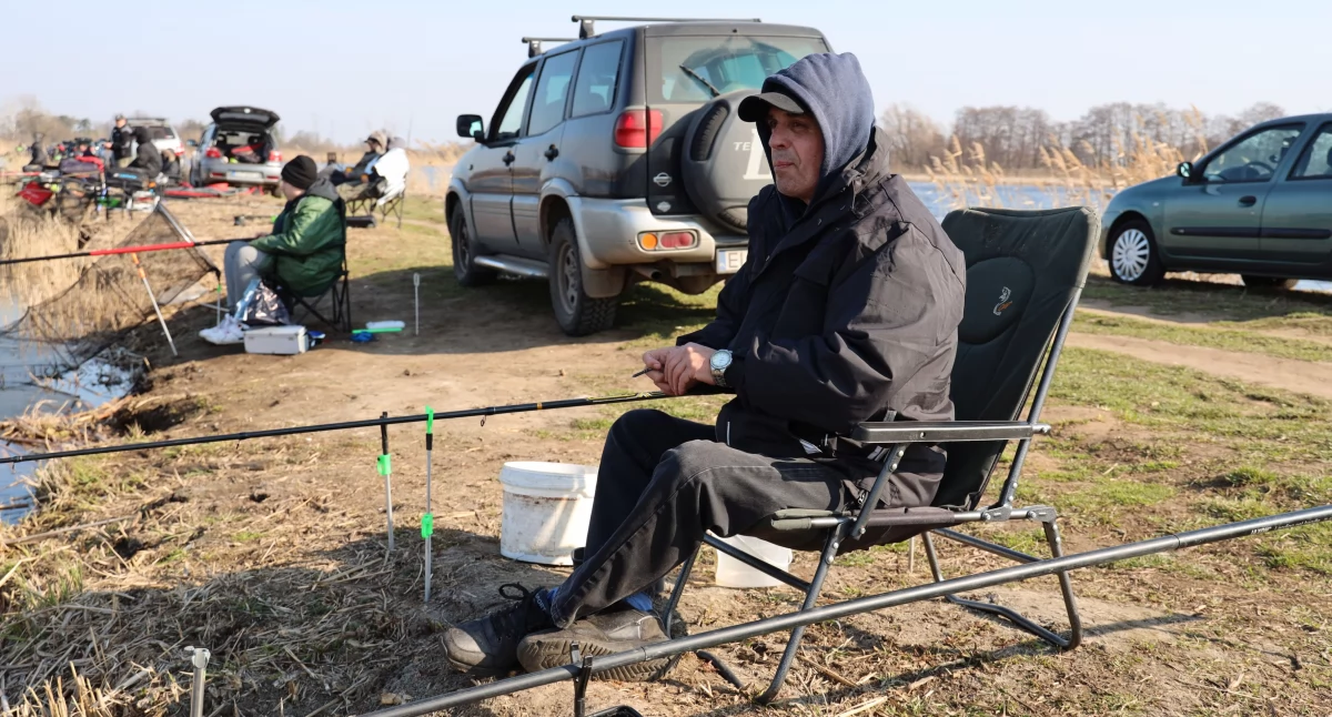 Zawody wędkarskie, Mysłaków Towarzyskie zawody wędkarskie koła Łowiczu (foto) - zdjęcie, fotografia