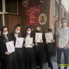 Uczniowie ZSP nr 4 im. Władysława Grabskiego w Łowiczu
